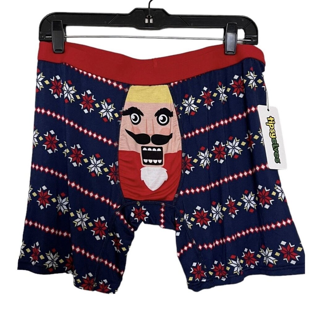Tipsy Elves Boxers Size XXL Nutcracker Nordic‎ Fair Aisle Christmas Holiday